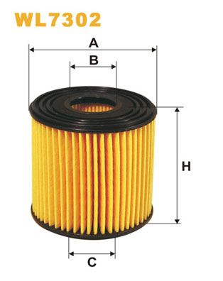 WIX FILTERS Eļļas filtrs WL7302